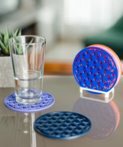 Alternative view of Glasuntersetzer - Lebensblume