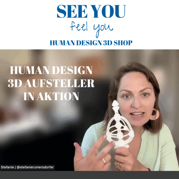 Human Design 3D Bodygraph Aufsteller – Bild 3